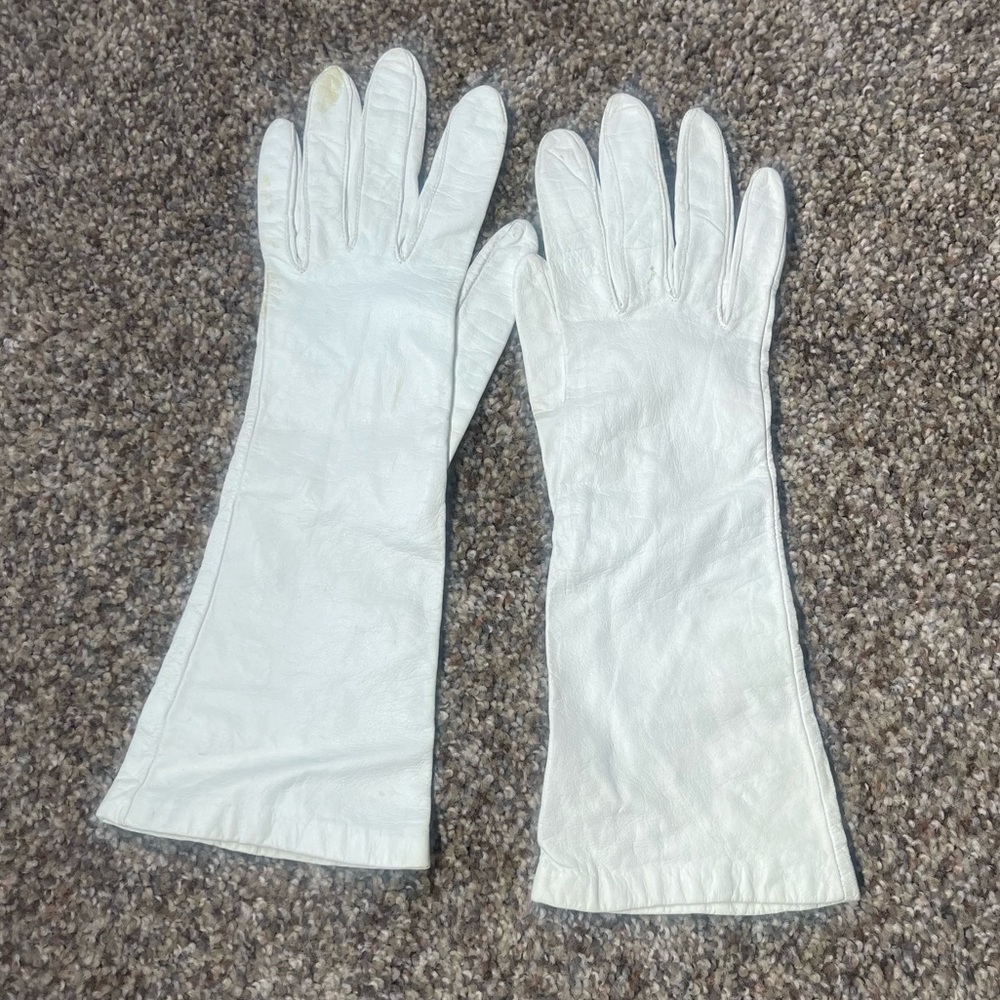 🤍 Vintage genuine leather gloves 🤍